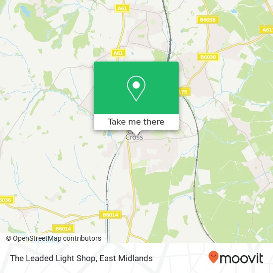 The Leaded Light Shop map