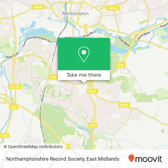 Northamptonshire Record Society map