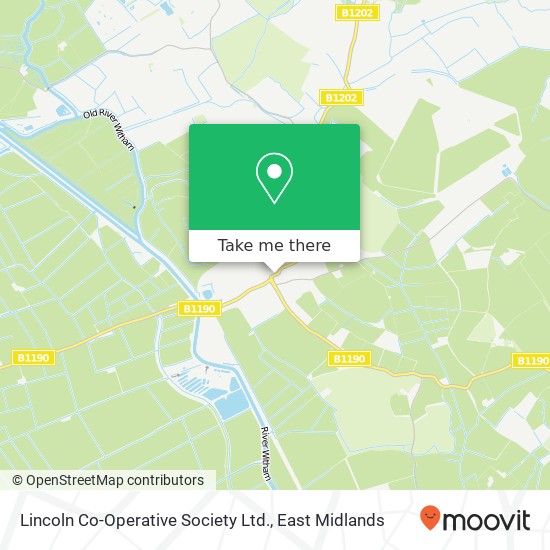 Lincoln Co-Operative Society Ltd. map