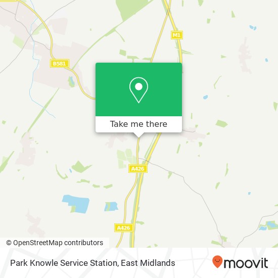 Park Knowle Service Station map