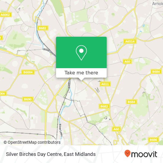 Silver Birches Day Centre map
