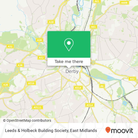Leeds & Holbeck Building Society map