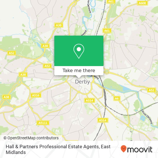 Hall & Partners Professional Estate Agents map