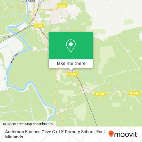 Anderson Frances Olive C of E Primary School map