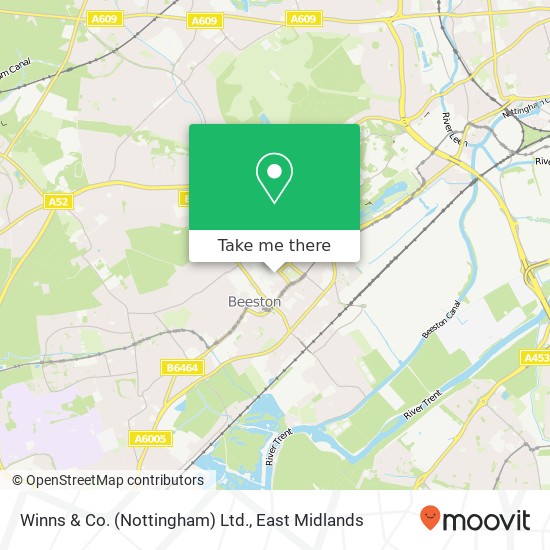 Winns & Co. (Nottingham) Ltd. map