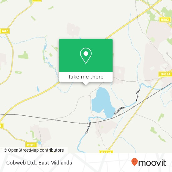 Cobweb Ltd. map