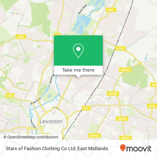 Stars of Fashion Clothing Co Ltd map