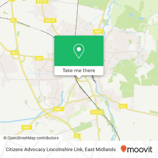 Citizens Advocacy Lincolnshire Link map