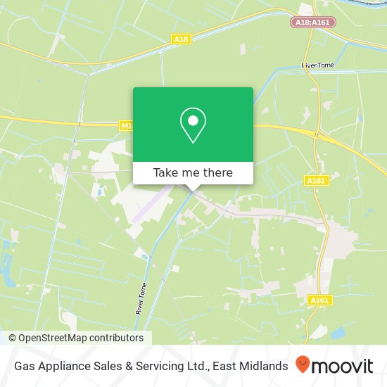 Gas Appliance Sales & Servicing Ltd. map