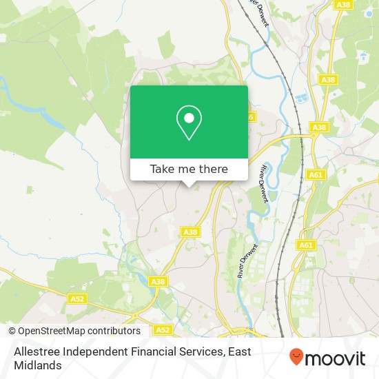 Allestree Independent Financial Services map