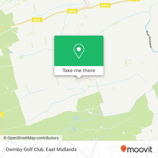 Owmby Golf Club map