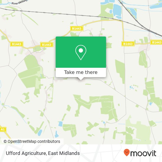 Ufford Agriculture map