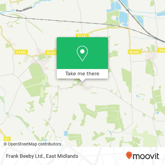 Frank Beeby Ltd. map