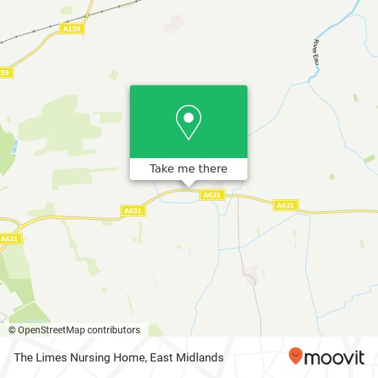 The Limes Nursing Home map