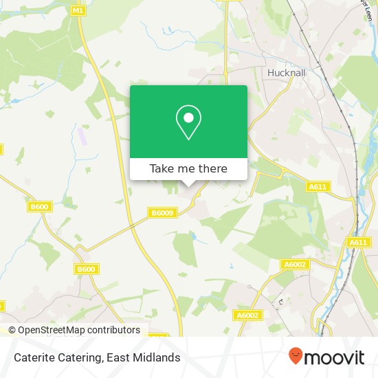 Caterite Catering map