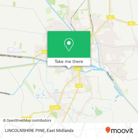 LINCOLNSHIRE PINE map