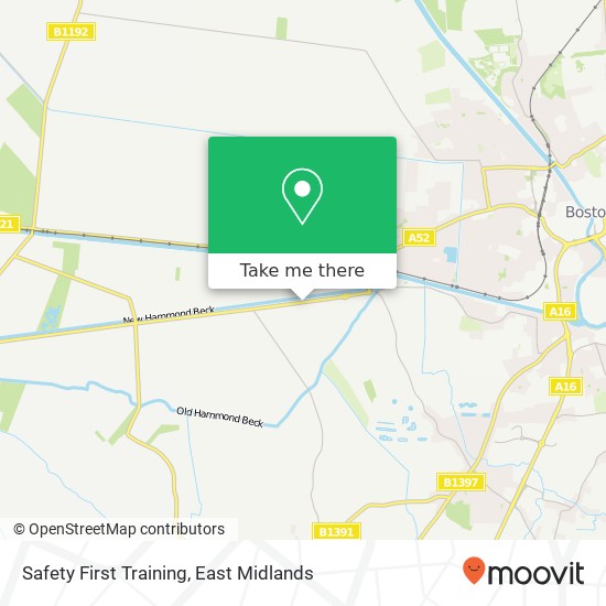 Safety First Training map