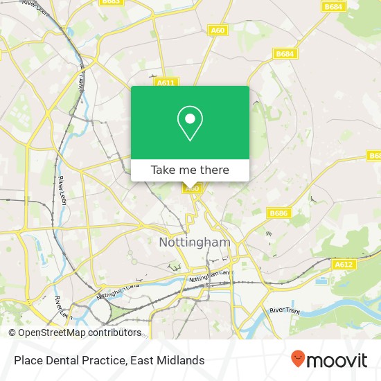 Place Dental Practice map