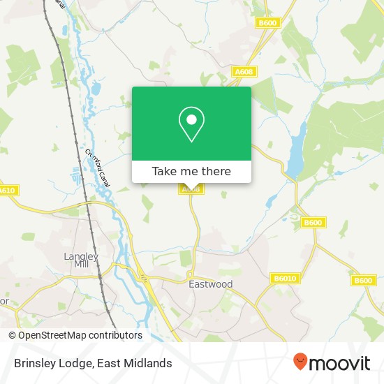 Brinsley Lodge map