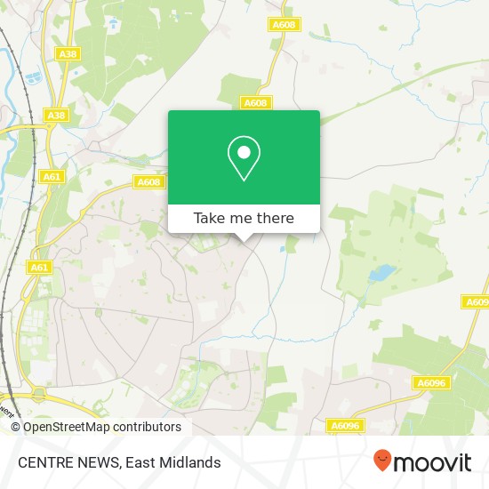 CENTRE NEWS map