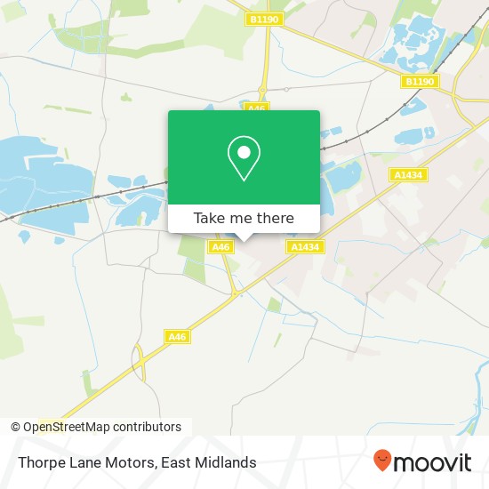Thorpe Lane Motors map