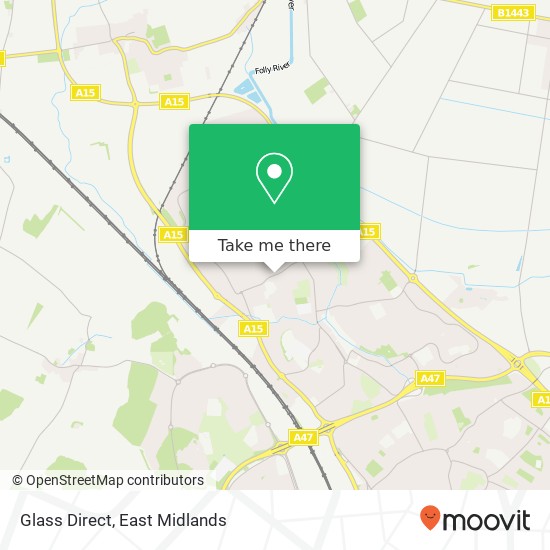Glass Direct map