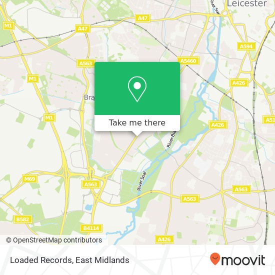 Loaded Records map