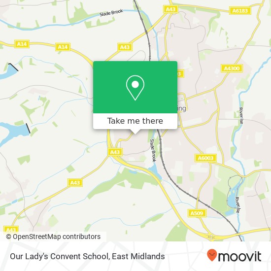 Our Lady's Convent School map