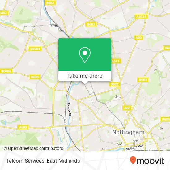 Telcom Services map