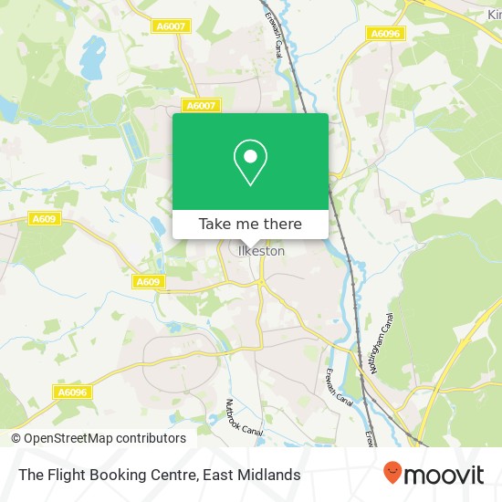 The Flight Booking Centre map