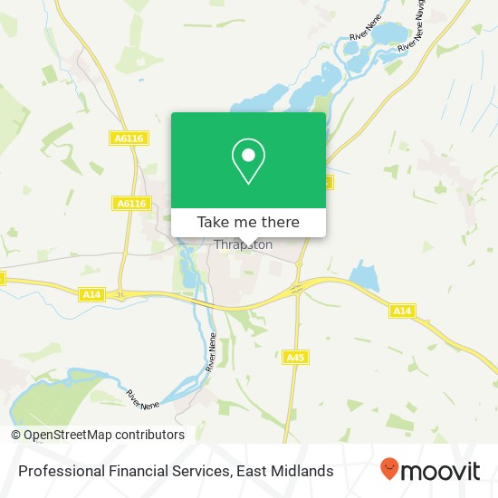 Professional Financial Services map