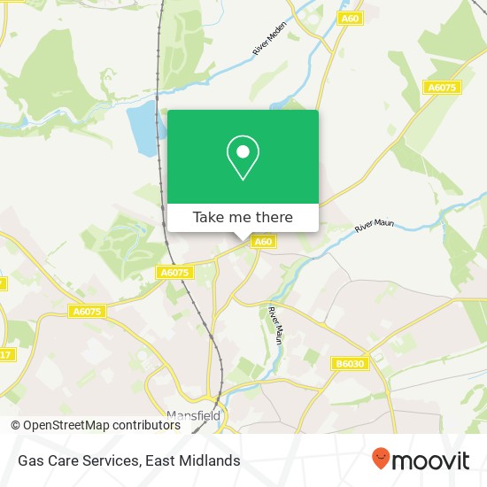 Gas Care Services map