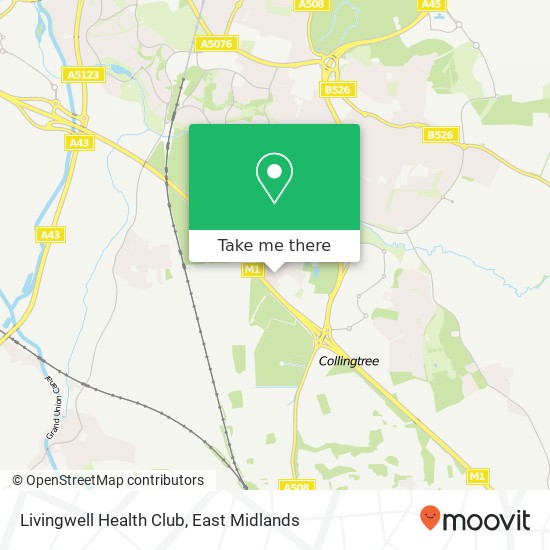 Livingwell Health Club map