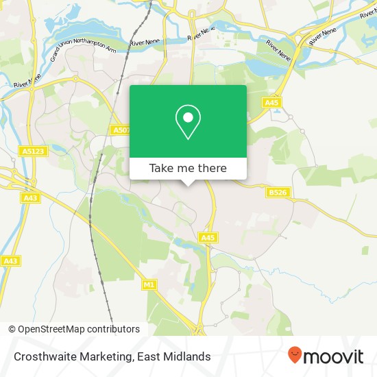 Crosthwaite Marketing map