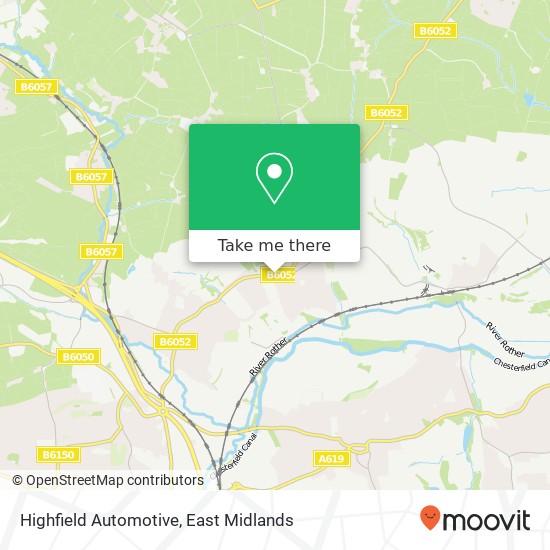 Highfield Automotive map