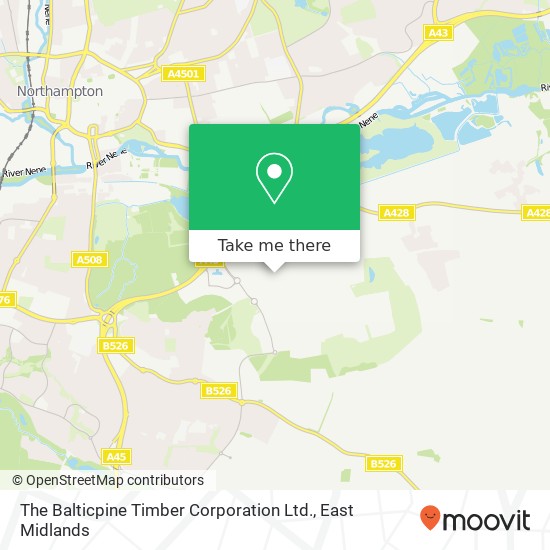 The Balticpine Timber Corporation Ltd. map