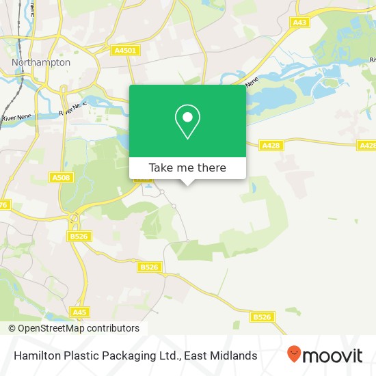 Hamilton Plastic Packaging Ltd. map