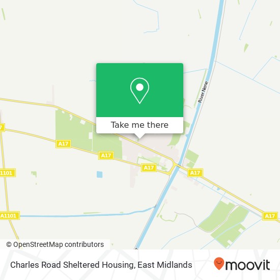 Charles Road Sheltered Housing map