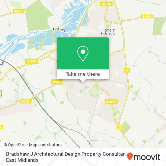Bradshaw J Architectural Design Property Consultan map