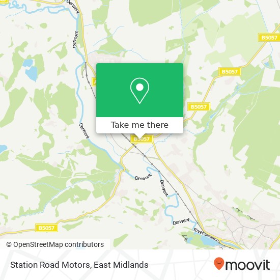 Station Road Motors map