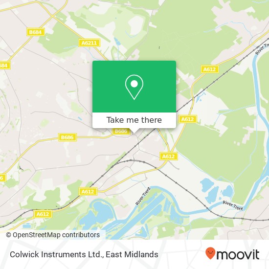 Colwick Instruments Ltd. map