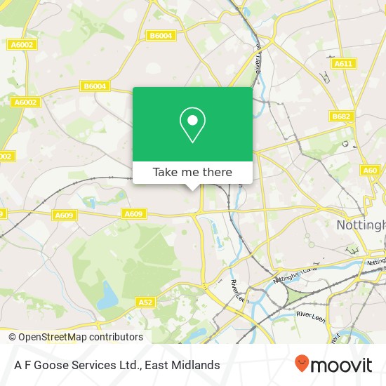 A F Goose Services Ltd. map