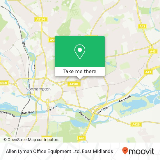 Allen Lyman Office Equipment Ltd map