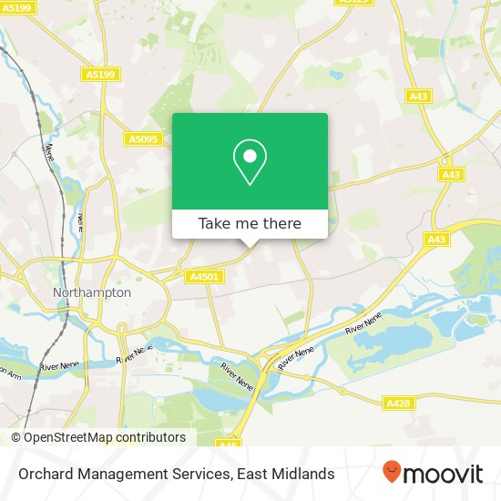 Orchard Management Services map