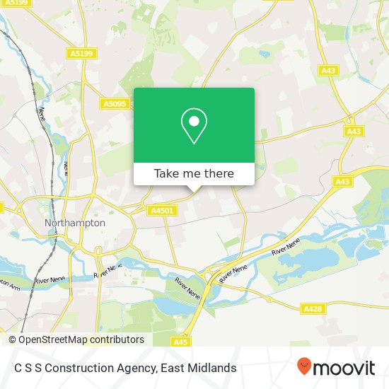 C S S Construction Agency map