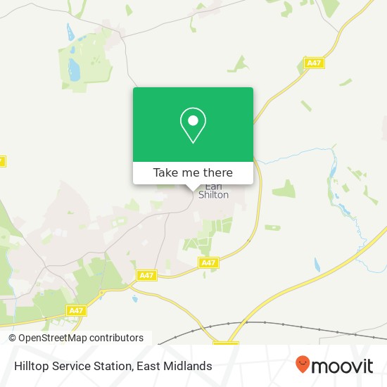 Hilltop Service Station map
