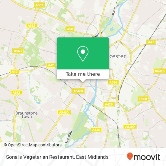 Sonal's Vegetarian Restaurant map