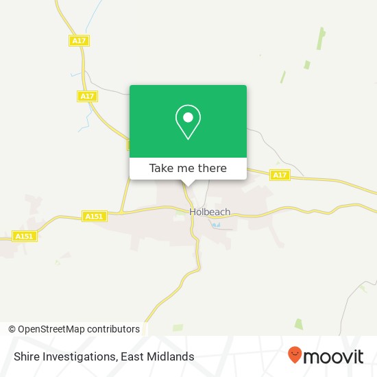 Shire Investigations map