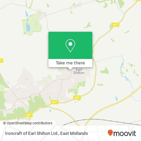Ironcraft of Earl Shilton Ltd. map