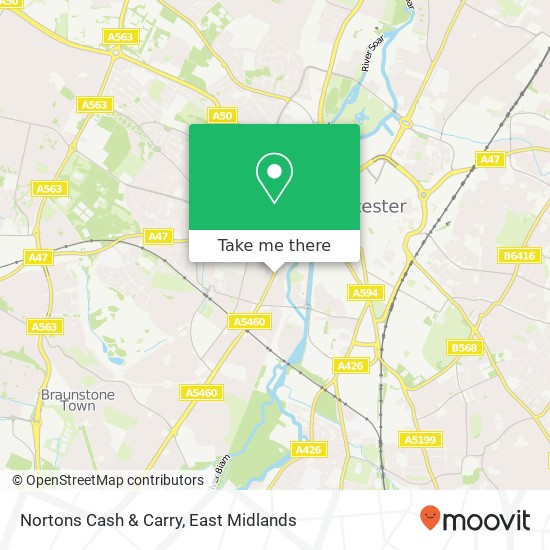Nortons Cash & Carry map